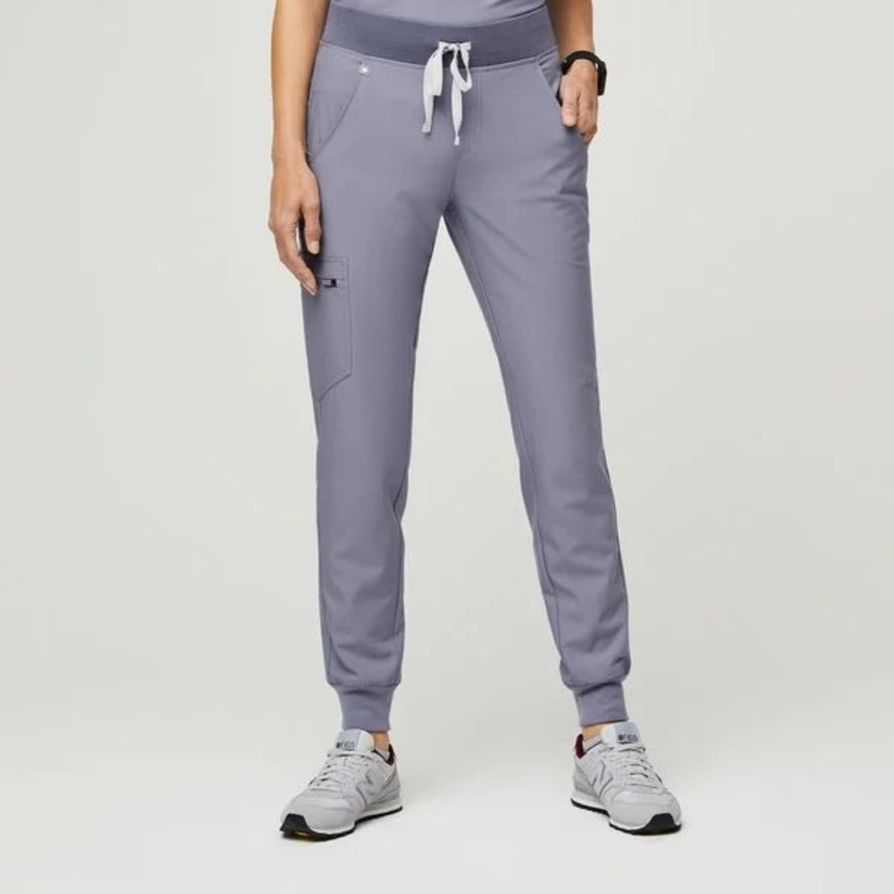 Figs scrubs joggers women's Vapor Blue Space Dye Zamora size XL limited edition